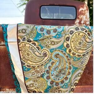 Big Sky Paisley Western Southwestern Wild Rag Scarf Accent